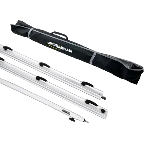 Aussie Traveller Anti-Flap Kit Long White & Curved Rafter Curvature: 95-98mm