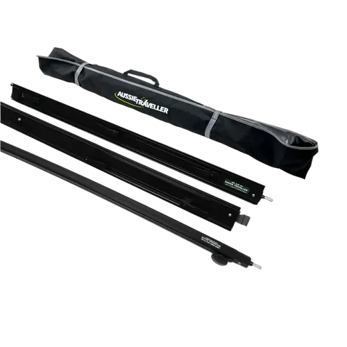 Aussie Traveller Anti-Flap Kit Pro Black & Curved Rafter Curvature: 95-98mm
