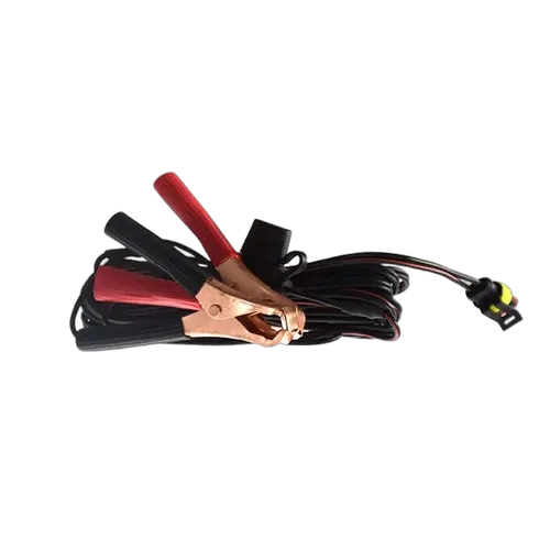 Lightforce Alligator Clip Lead With Inline Fuse And Amp Plug