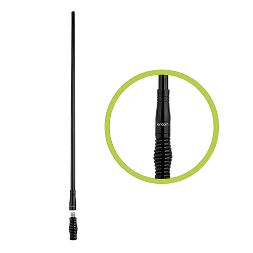 Oricom 6.5dBi BK FG Detach 1155mm Whip Barrel Spring