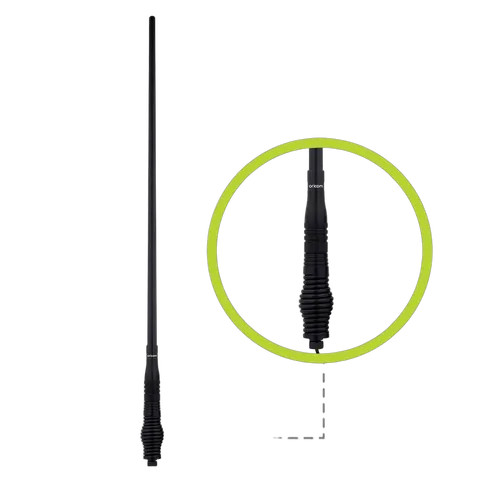 Oricom 6.5dbi BK FG1.2m w H/D spring and detachable whip