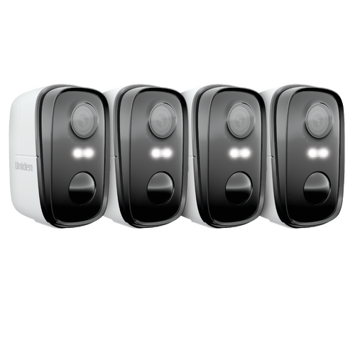 Uniden App Cam SOLO X2K-4 (Four Pack) Complete Set