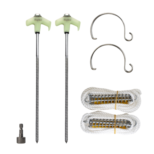 Supex Awning Rope Clip Pack