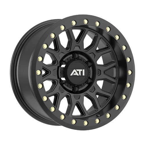 At-01 17X8.5 Hybrid Beadlock Wheel - Black (6X139.7) [Offset: -20] [Ring Option: Black Imitation Beadlock Ring V1]