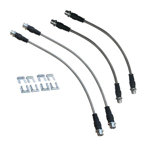 Ati Extended Braided Brake Line Kit - Toyota N70/N80 Hilux Abs