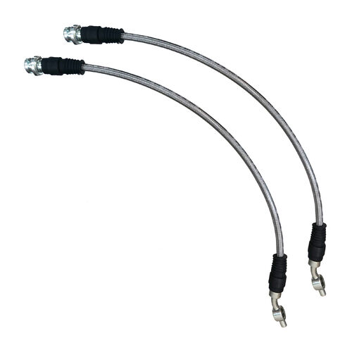 Ati Extended Braided Brake Lines - Front - Nissan Navara D40 D23 Np300 Pathfinder R51