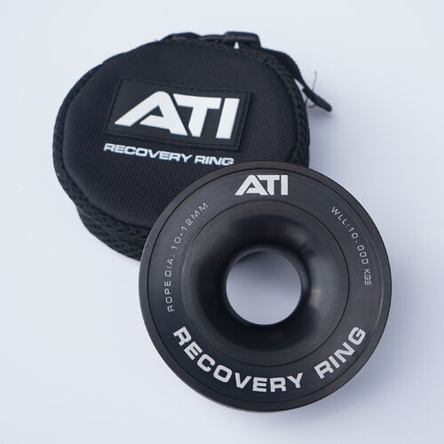 Ati 10,000Kg Alloy Recovery Ring - Black
