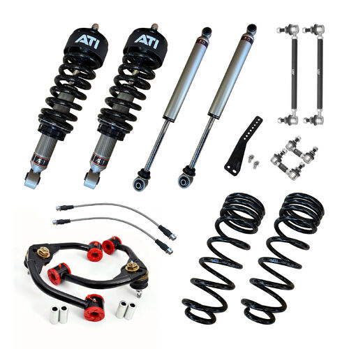 Ati 2.0 Trail Series 4" Front/3" Rear Lift Kit - Long Travel - Nissan Navara D23 Np300 (Coil Rear) [Rear Spring Rate: 150-300Kg] [Front Spring Rate: