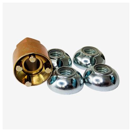 Lightforce Anti-Theft Security Nuts - Four Lock Nuts