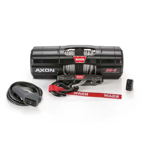 Warn AXON 5,500lb ATV Winch with 15m Synthetic Rope