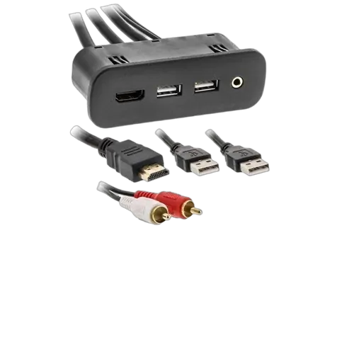 Dodge/Jeep: Usb/Aux/Hdmi Replacement Panel