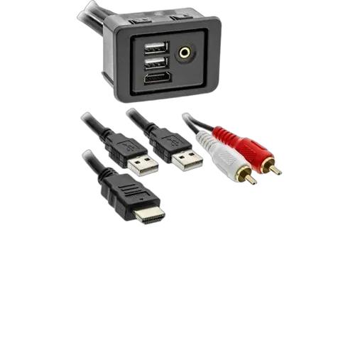 15-21 Ram: Usb/Aux/Hdmi Replacement Panel (3Ft)