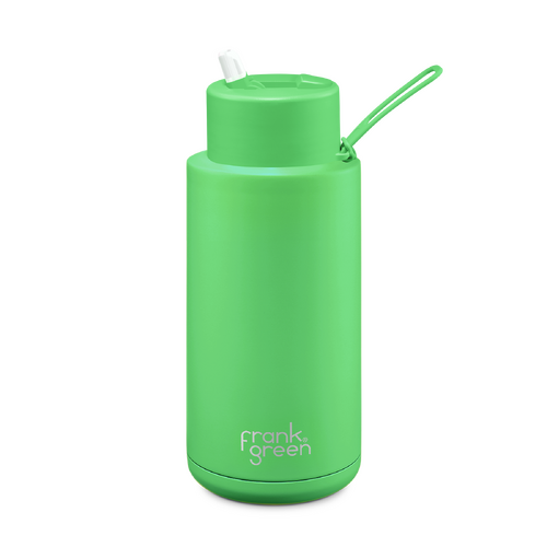 frank green 34oz Reusable Bottle Neon Green