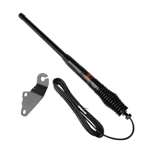 Tuff Terrain Bonnet Mount Antenna Bracket to suit Toyota Hilux N80 & GME 2.1Db Antenna - Black