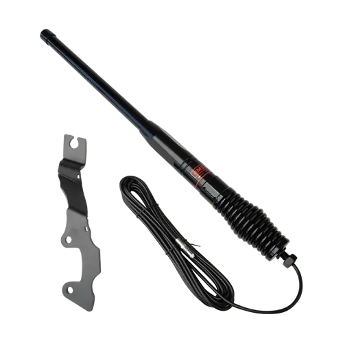Tuff Terrain Bonnet Mount Antenna Bracket to suit Volkswagen Amarok 2023+ & GME 2.1Db Antenna - Black