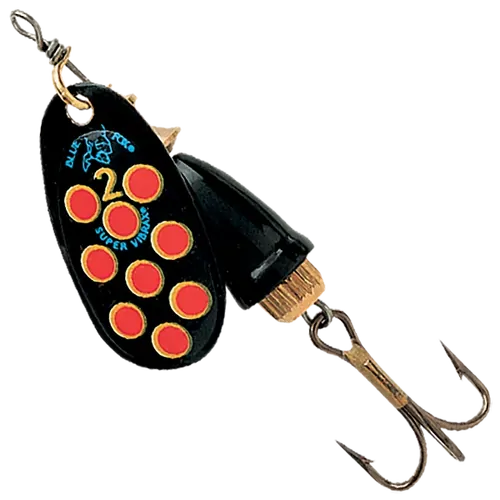 Blue Fox Vibrax Hot Pepper 1mm 4g - Black/ Red