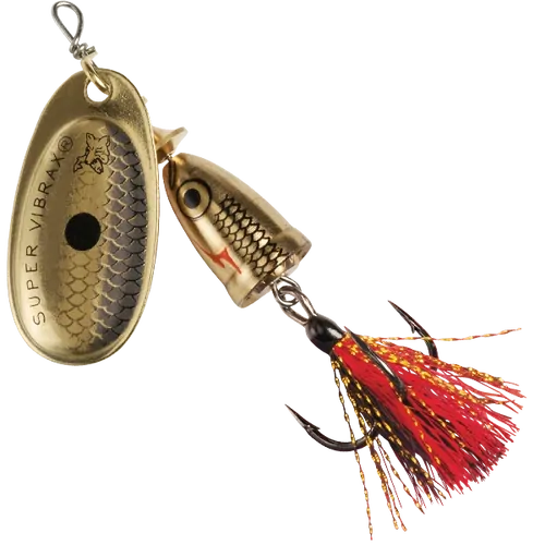 Blue Fox Vibrax Fox Tail Size 1 - 4gm - Golden Shiner