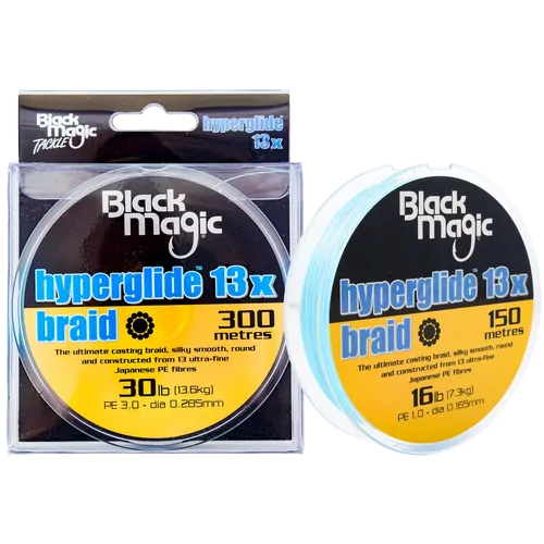 Black Magic Hyperglide 13X Braid -8LB -150M