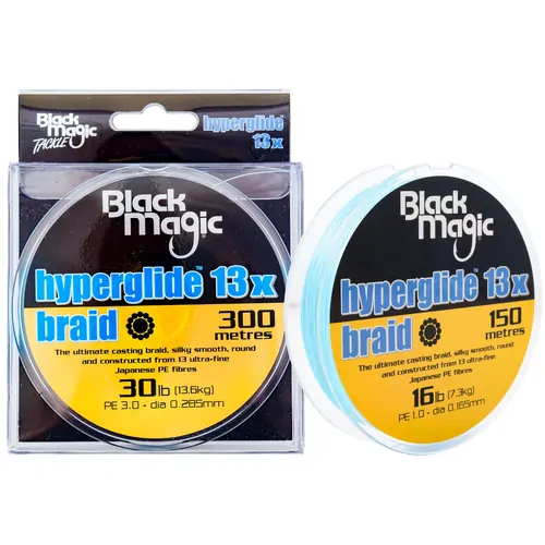 Black Magic Hyperglide 13X Braid -30LB -300M