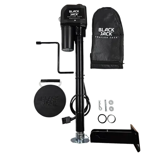 Black Jack Trailer Jack Mini with Folding Foot