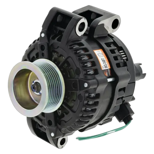 Alternator 12V 240A, Ford F Trucks T Type Pad Direct Mount Black Series Performance