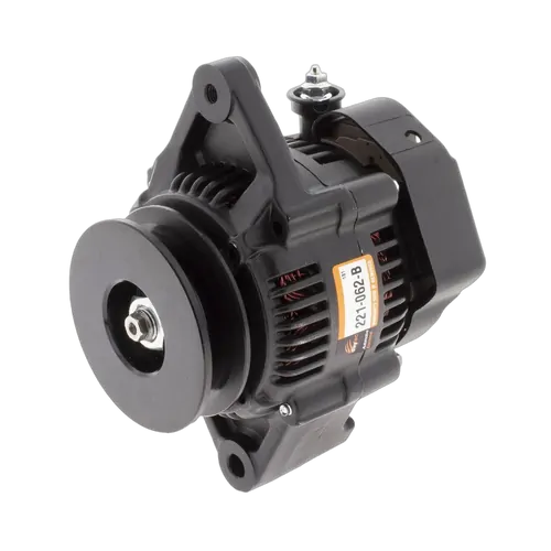 Alternator 12V 55A, Light Weight Single Wire Application Black Series Performance