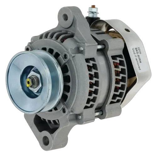 Alternator 12V 80A, Universal Apps, Single Wire, Self Exciting, Black Series, Natural Finish