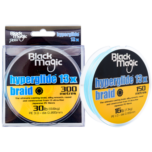 Black Magic Hyperglide 13X Braid -8LB -150M