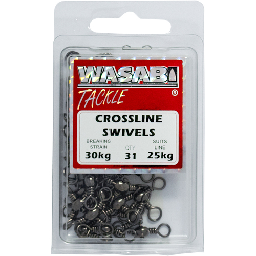 Wasabi 25kg Crossline Swivel (30kg Breaking Strain) Medium Pack (31)