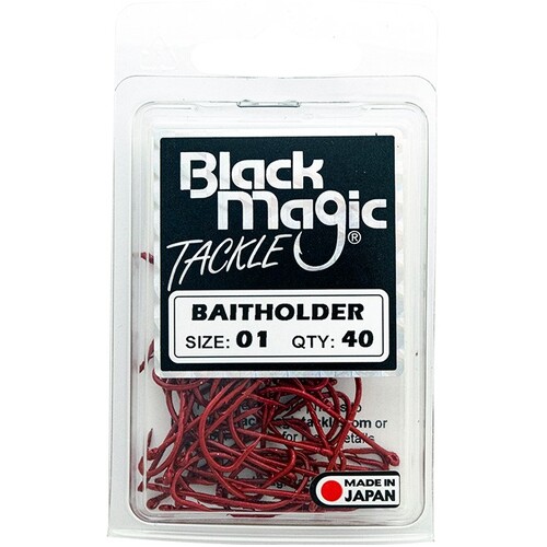 Black Magic Baitholder 01 Hooks Economy Pack (40)
