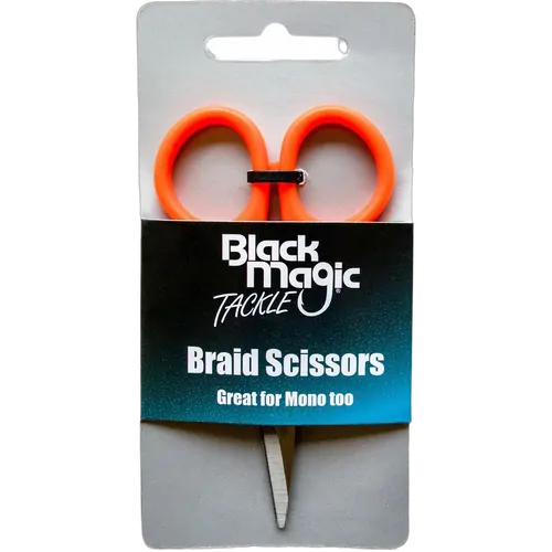 Black Magic Braid Scissors Orange