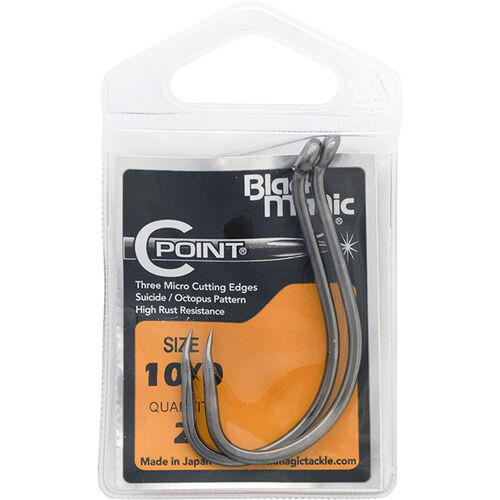 Black Magic C -Point 10/0 Hook Small Pack (2)