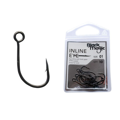 Black Magic Bm Inline Eye Lure 01 Hook Small (10Pk)