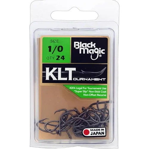 Black Magic KLT 1/0 Hook Economy Pack (24)