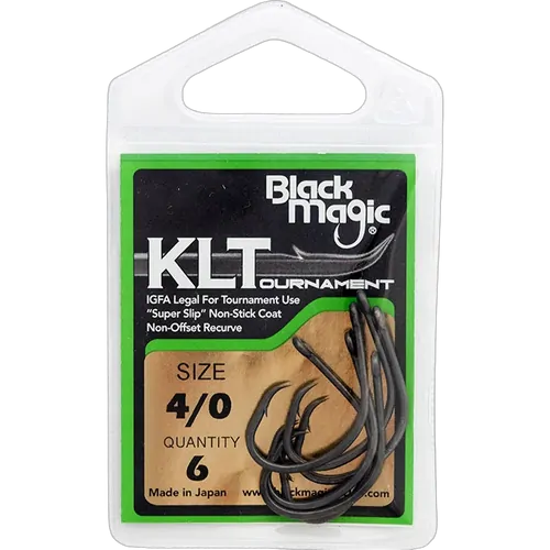 Black Magic KLT 4/0 Hook Small Pack (6)