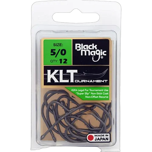 Black Magic KLT 5/0 Hook Economy Pack (12)