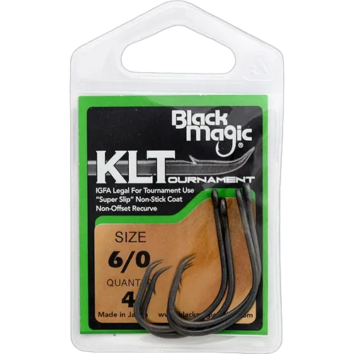 Black Magic KLT 6/0 Hook Small Pack (4)