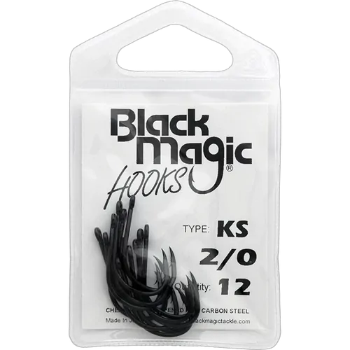 Black Magic KS 2/0 Hook Small Pack (12)