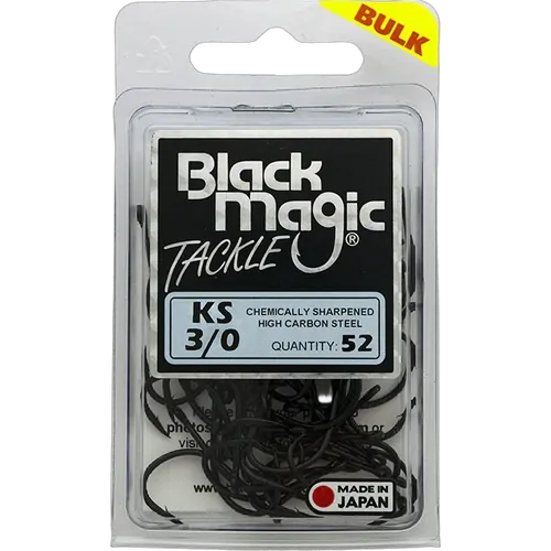 Black Magic KS 3/0 Hook Large Bulk Pack (52)