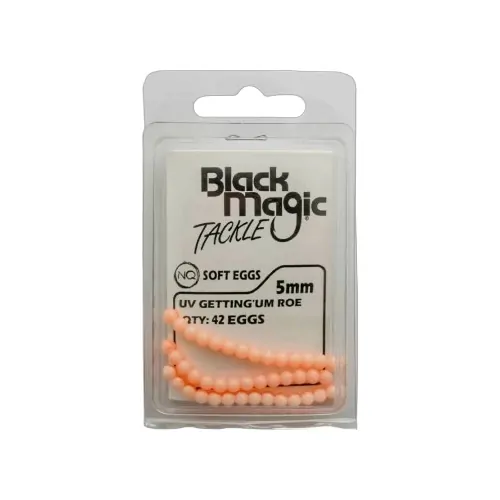 Black Magic 5mm Soft Egg UV Gettin'um Roe (42PK)