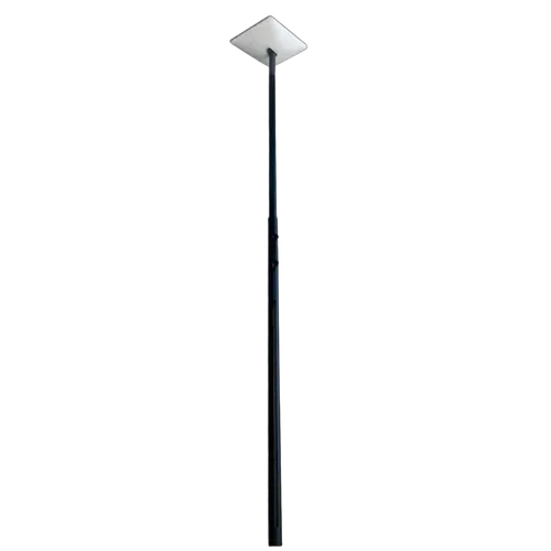 BBQ ARM Telescopic Starlink RV Pole Black w/ Universal Draw Mount