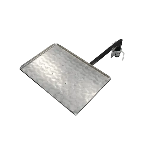 BBQARM Kit For Caravan Or Trailer - Regular Tray Aluminium 650mm - Jockey Wheel Clamp