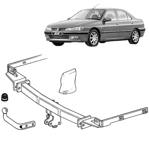 Brink Towbar to suit Peugeot 406 (11/1995 - 12/2004)