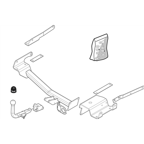 Brink Towbar European for Smart Forfour (10/2004 - 2007)