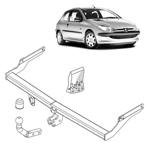 Brink Towbar European for Peugeot 206 (09/1998 - 12/2008)