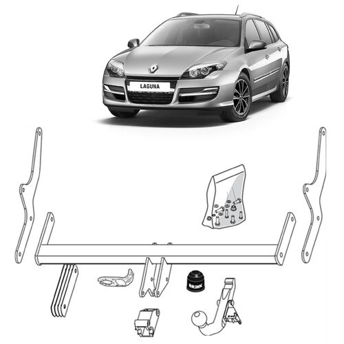 Brink Towbar European for Renault Laguna (10/2007 - 12/2015)