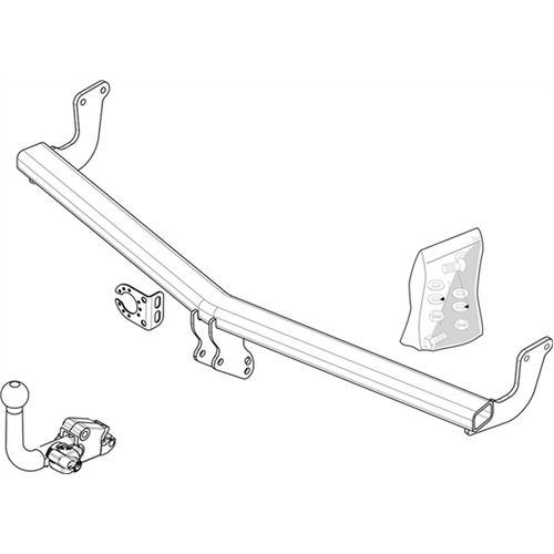 Brink Towbar European for Citroen C3 (11/2009 - 10/2016), Citroen DS3 (11/2009 - 07/2015)