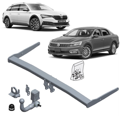 Brink Towbar European for Skoda Superb (03/2015 - on), Skoda Superb (03/2015 - on), Volkswagen Passat (08/2014 - on), Volkswagen Passat (11/2016 - on)