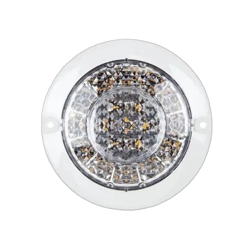 Roadvision LED Reverse Lamp BR170 Series 10-30V 15 LED Round 134mm Clear Lens Recessed Mount