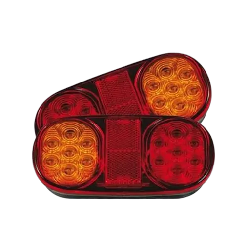 Roadvision 10-30V Stop/Tail/Ind/Ref 162 X 80mm Submersible With Lic Twin Pack